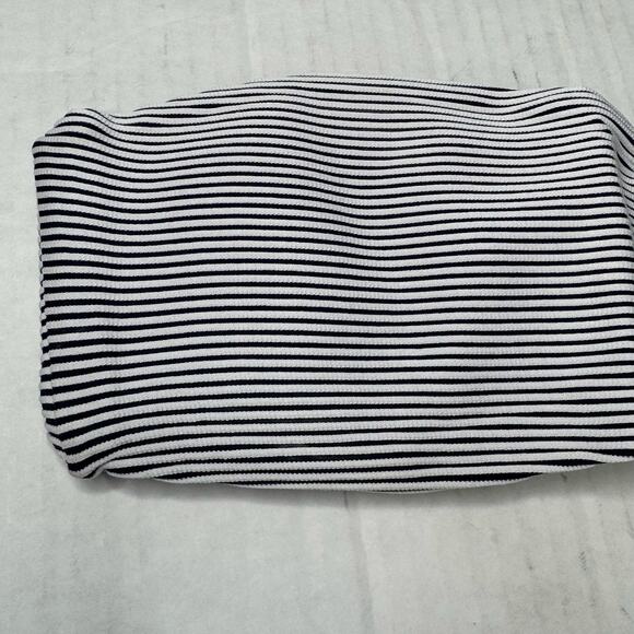 Eberjey Porto Bandeau Bikini Top - Blue White Stripe NWT Size Medium - Picture 7 of 7